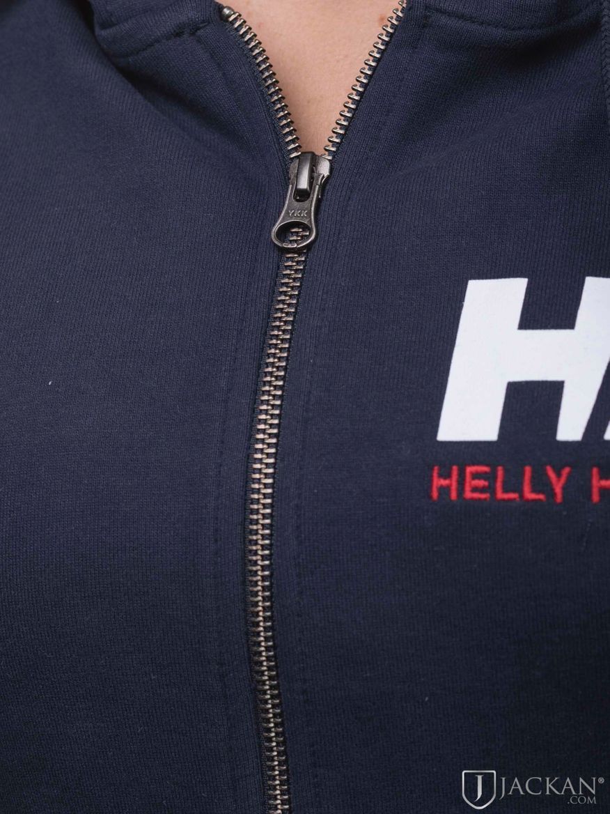 W HH Logo Full Zip in blau von Helly Hansen | Jackan.com