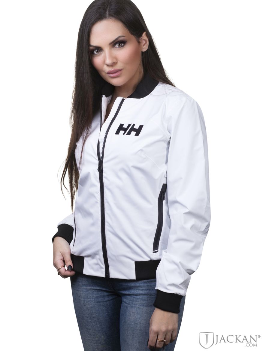 W HP racing Wind Jacket i vitt från Helly Hansen | Jackan.com