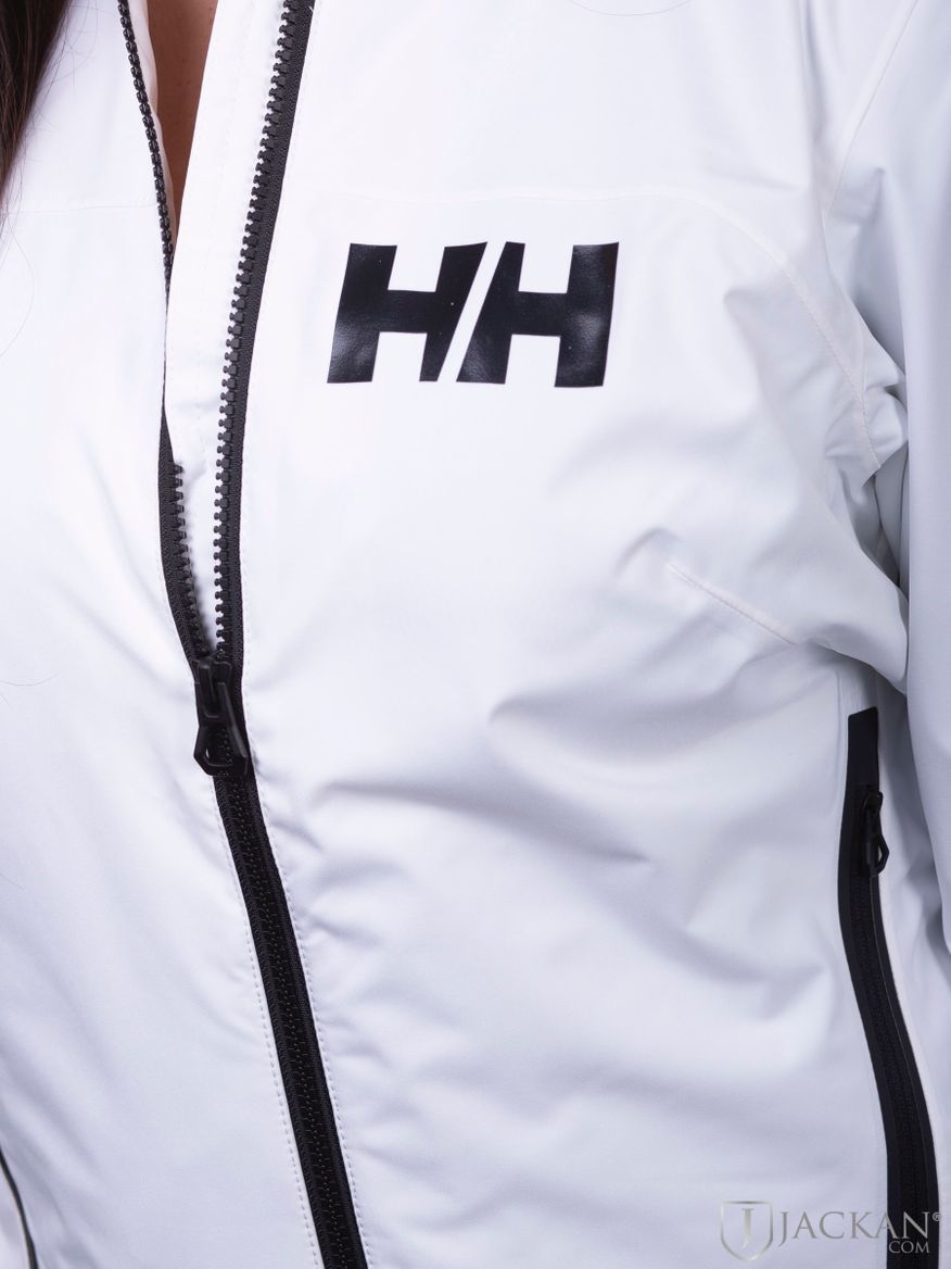 W HP racing Wind Jacket i vitt från Helly Hansen | Jackan.com