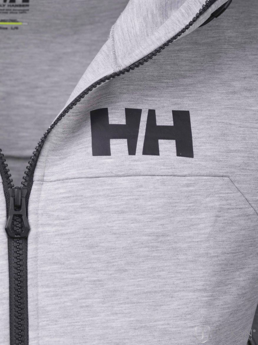 HP Ocean FZ Hoodie i grått från Helly Hansen | Jackan.com