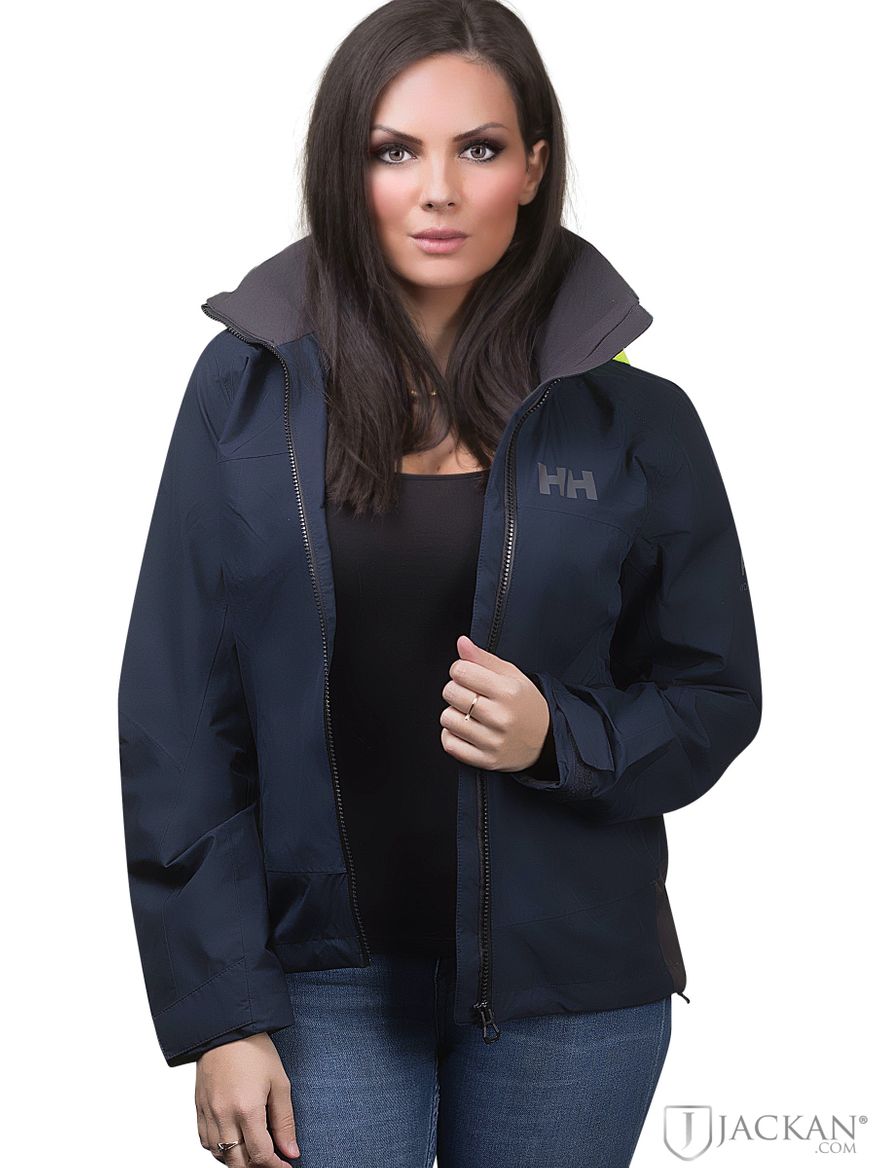 W HP Fjord Jacket i blå från Helly Hansen | Jackan.com