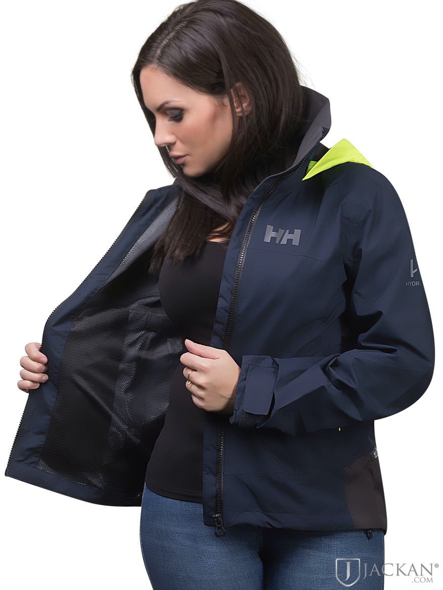 W HP Fjord Jacket i blå från Helly Hansen | Jackan.com