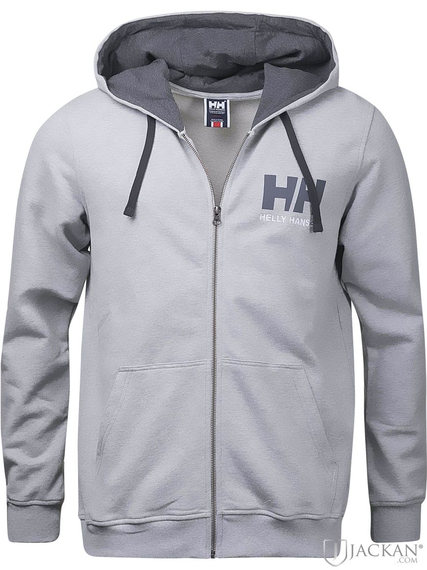 HH Logo Full Zip in grau von Helly Hansen | Jackan.com