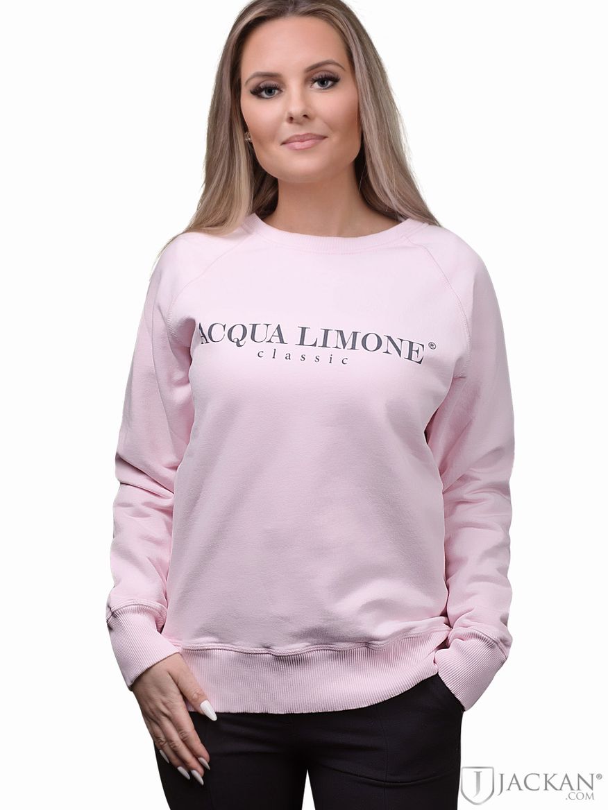 College classic rib i pale pink från Acqua Limone | Jackan.com