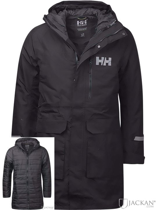 Rigging Coat in schwarz von Helly Hansen | Jackan.com