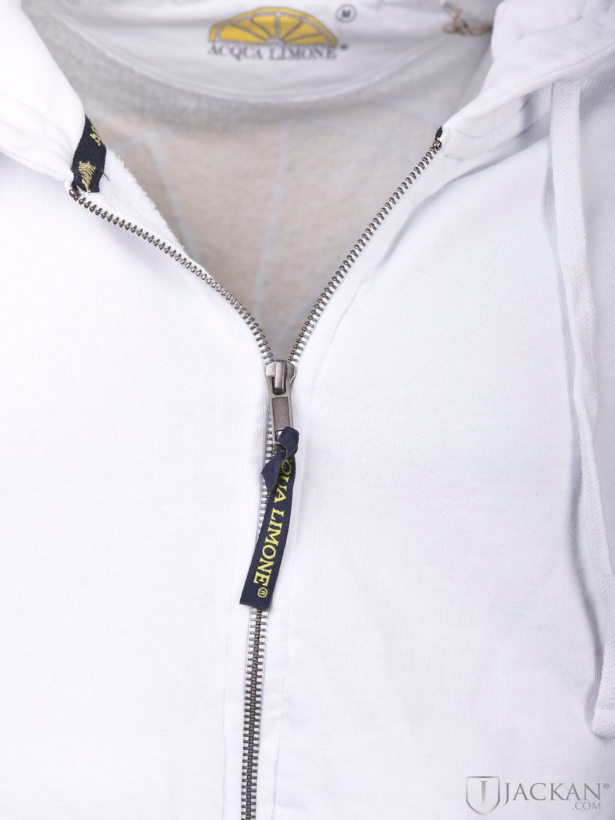 Hood Jacket i för män i vitt från Acqua Limone | Jackan.com