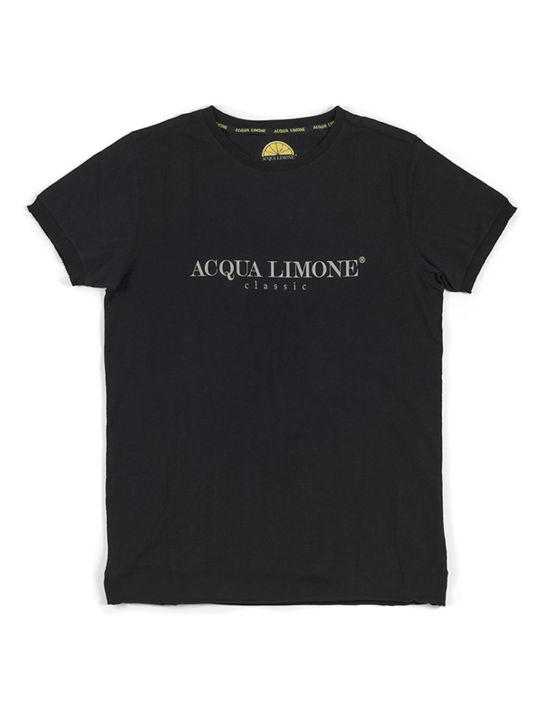  Classic T-shirt in Schwarz von Acqua Limone | Jackan.de