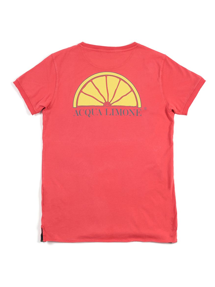 Classic T-shirt i Röd från Acqua Limone | Jackan.com