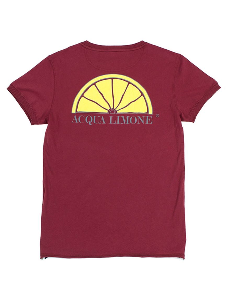 Classic T-shirt i Vinröd från Acqua Limone | Jackan.com