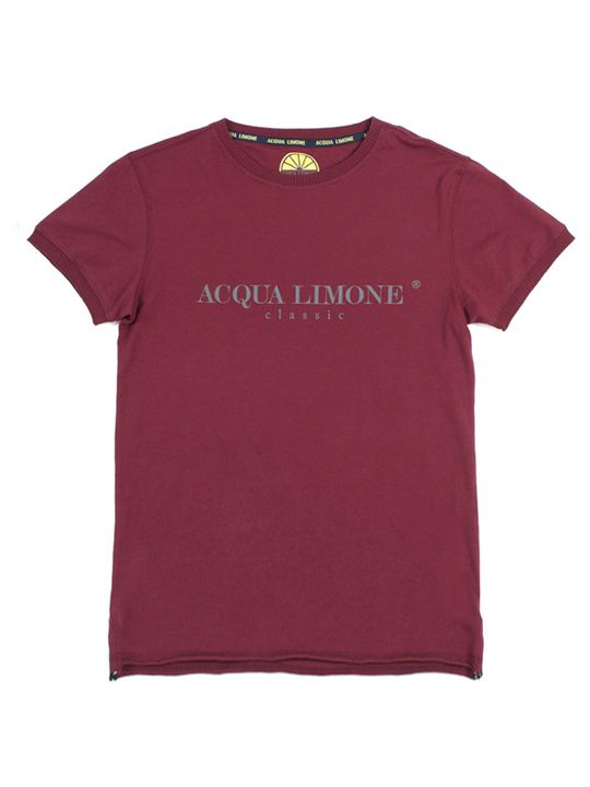 Classic T-shirt i Vinröd från Acqua Limone | Jackan.com