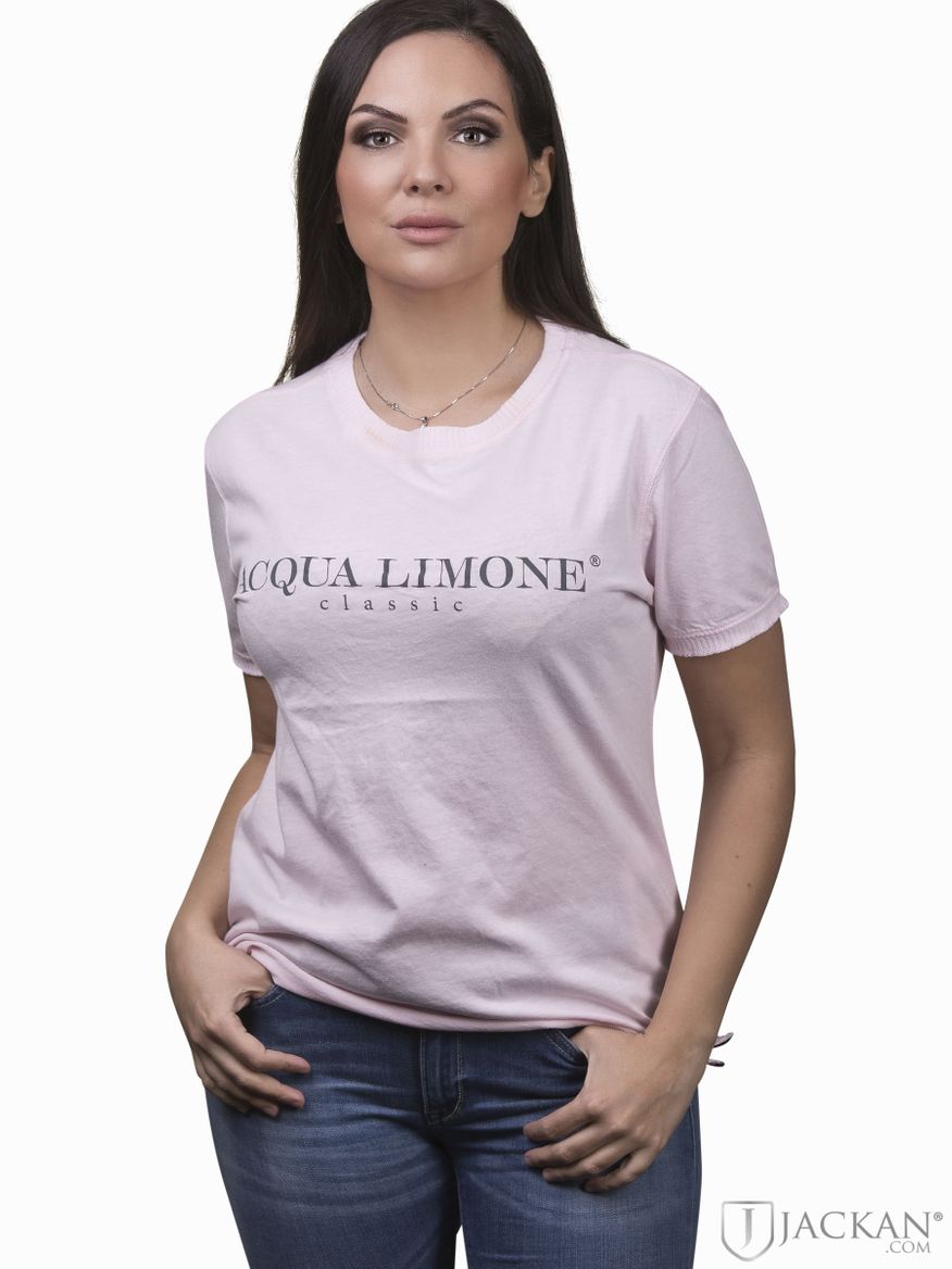  Classic T-shirt in pale pink von Acqua Limone | Jackan.de