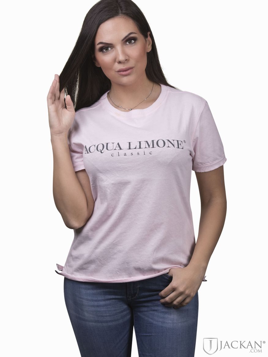 Classic T-shirt  i pale pink från Acqua Limone | Jackan.com