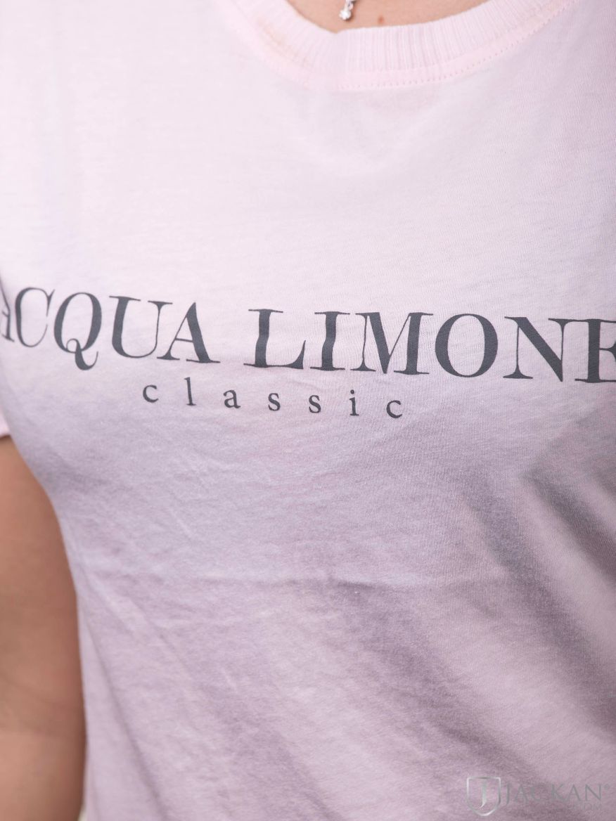 Classic T-shirt  i pale pink från Acqua Limone | Jackan.com