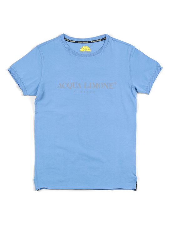 Classic T-shirt i Blå från Acqua Limone | Jackan.com