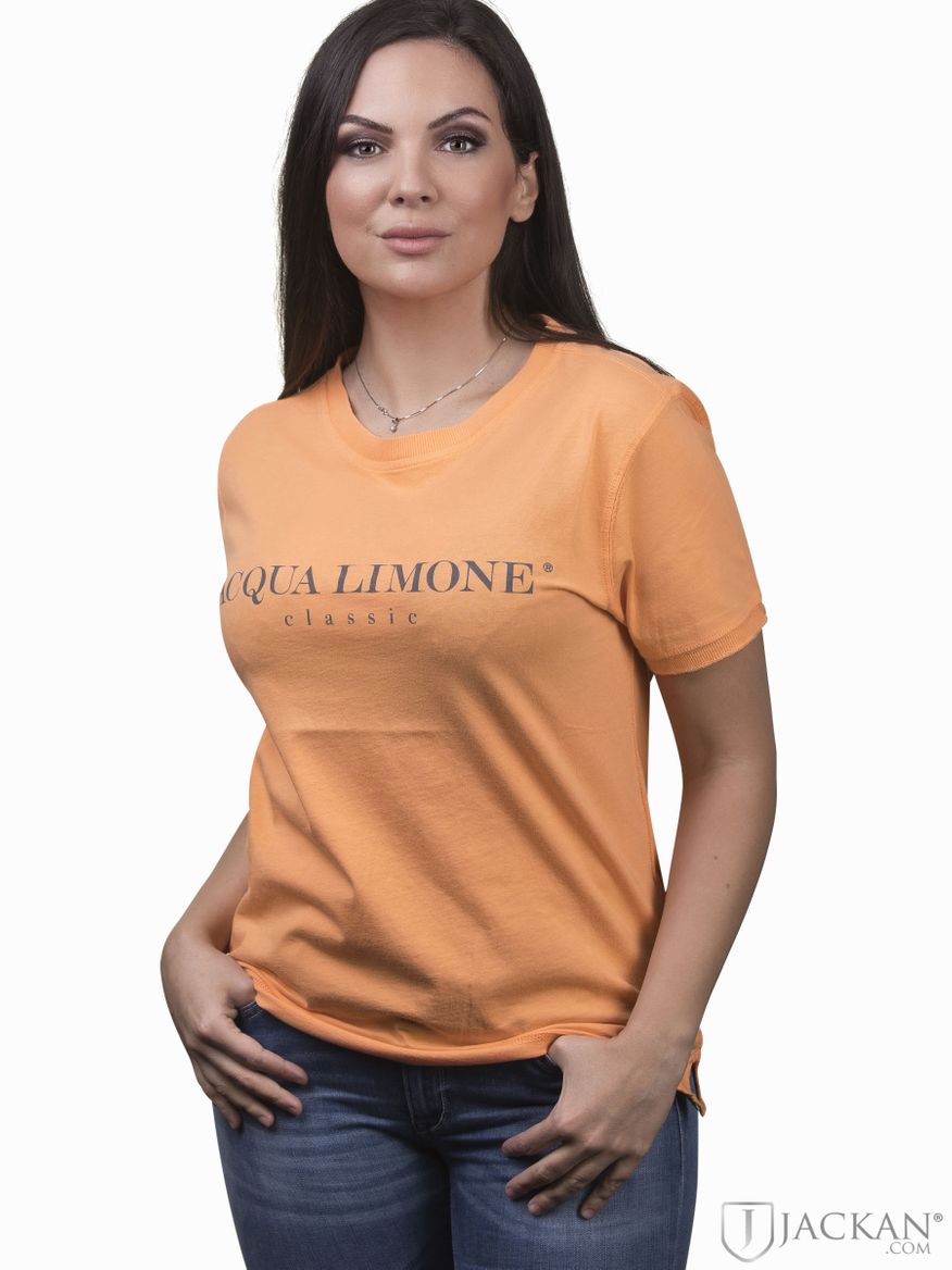 Classic T-shirt in orange von Acqua Limone | Jackan.com
