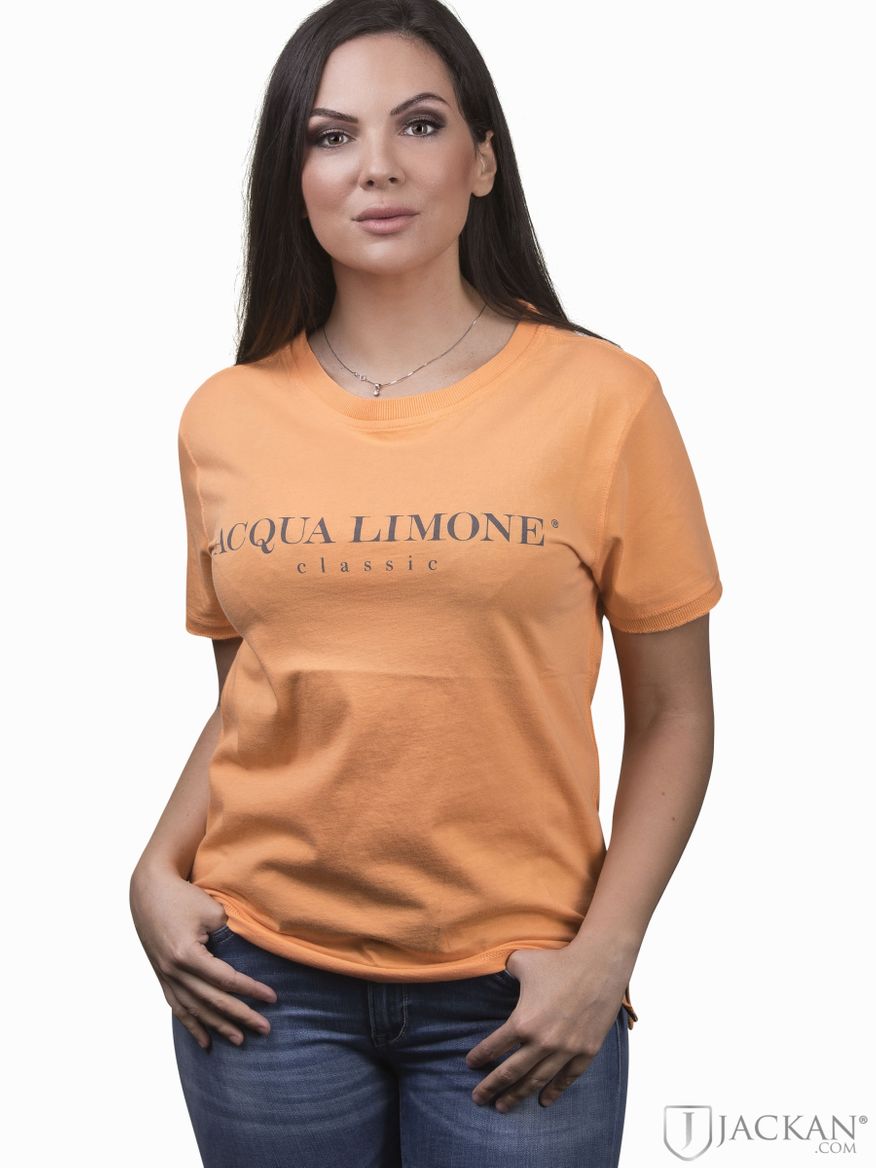 Classic T-shirt  i orange från Acqua Limone | Jackan.com