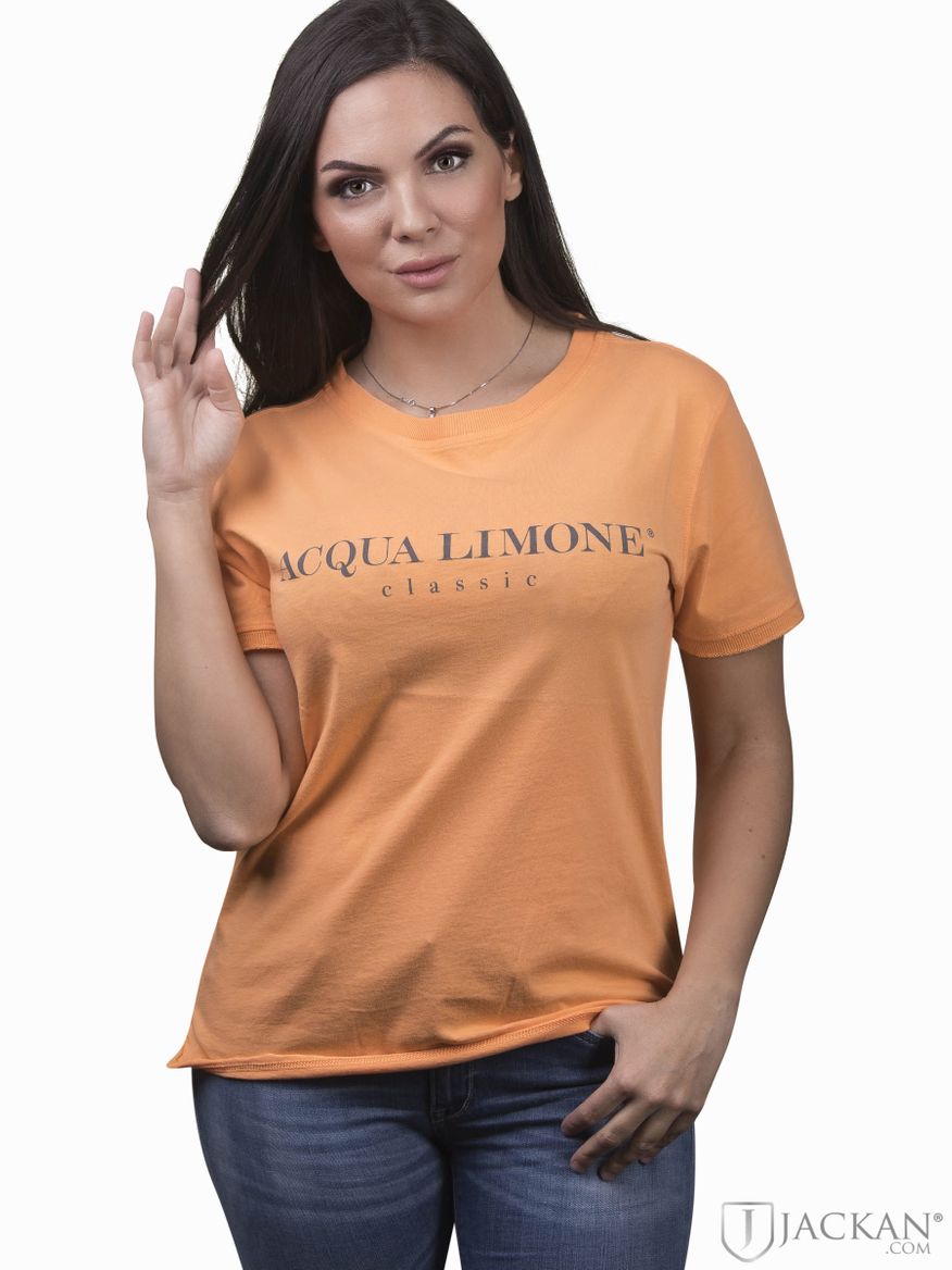 Classic T-shirt in orange von Acqua Limone | Jackan.com