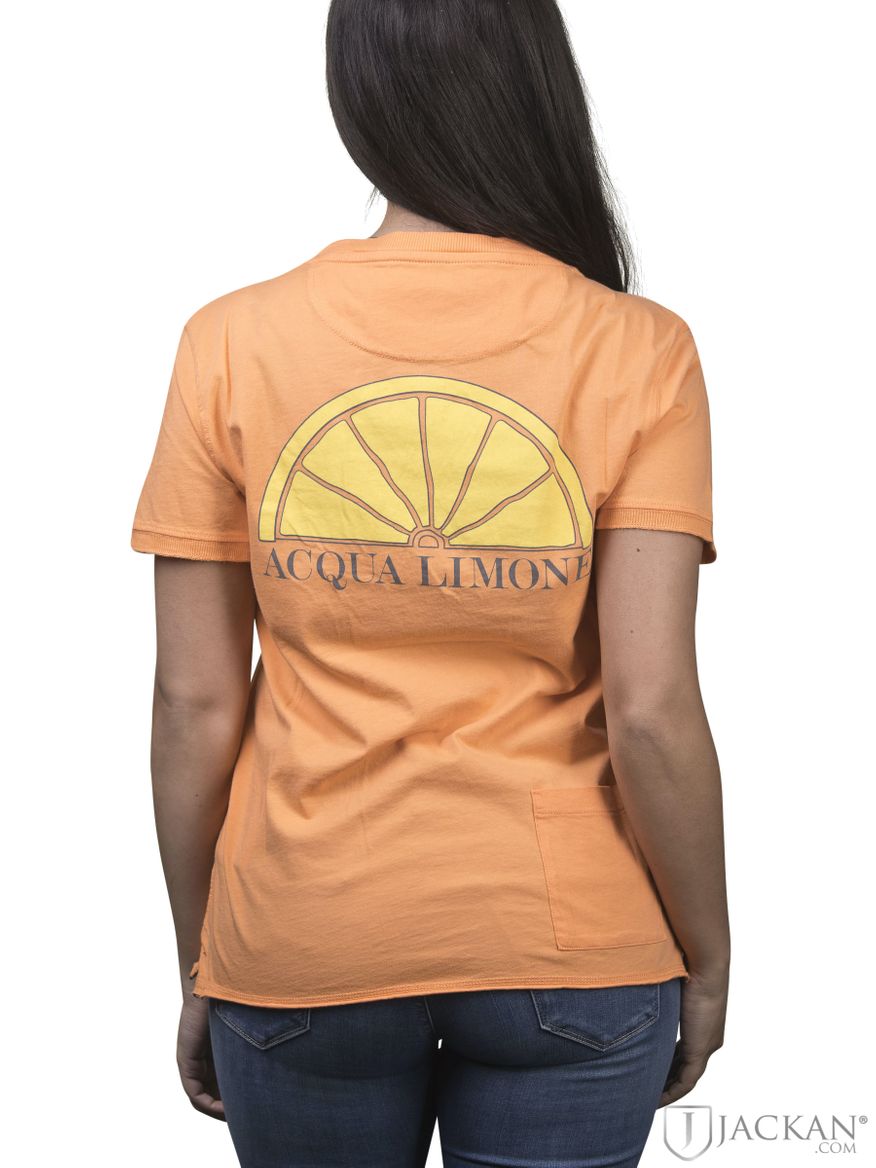 Classic T-shirt  i orange från Acqua Limone | Jackan.com