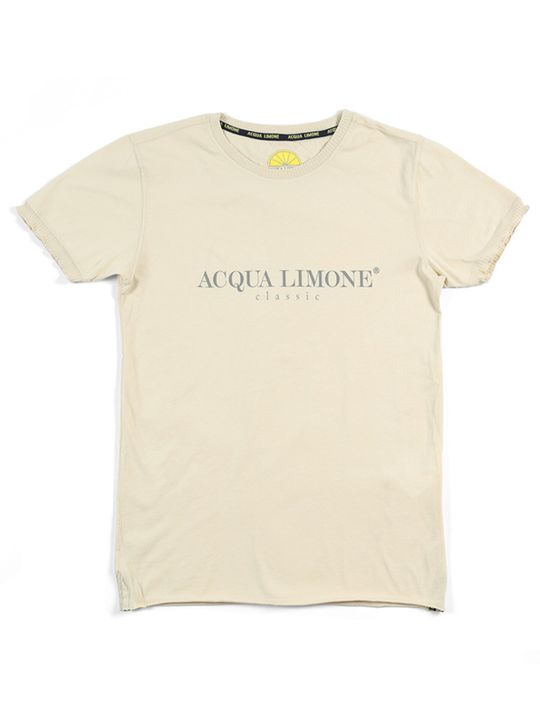  Classic T-shirt in Beige von Acqua Limone | Jackan.de