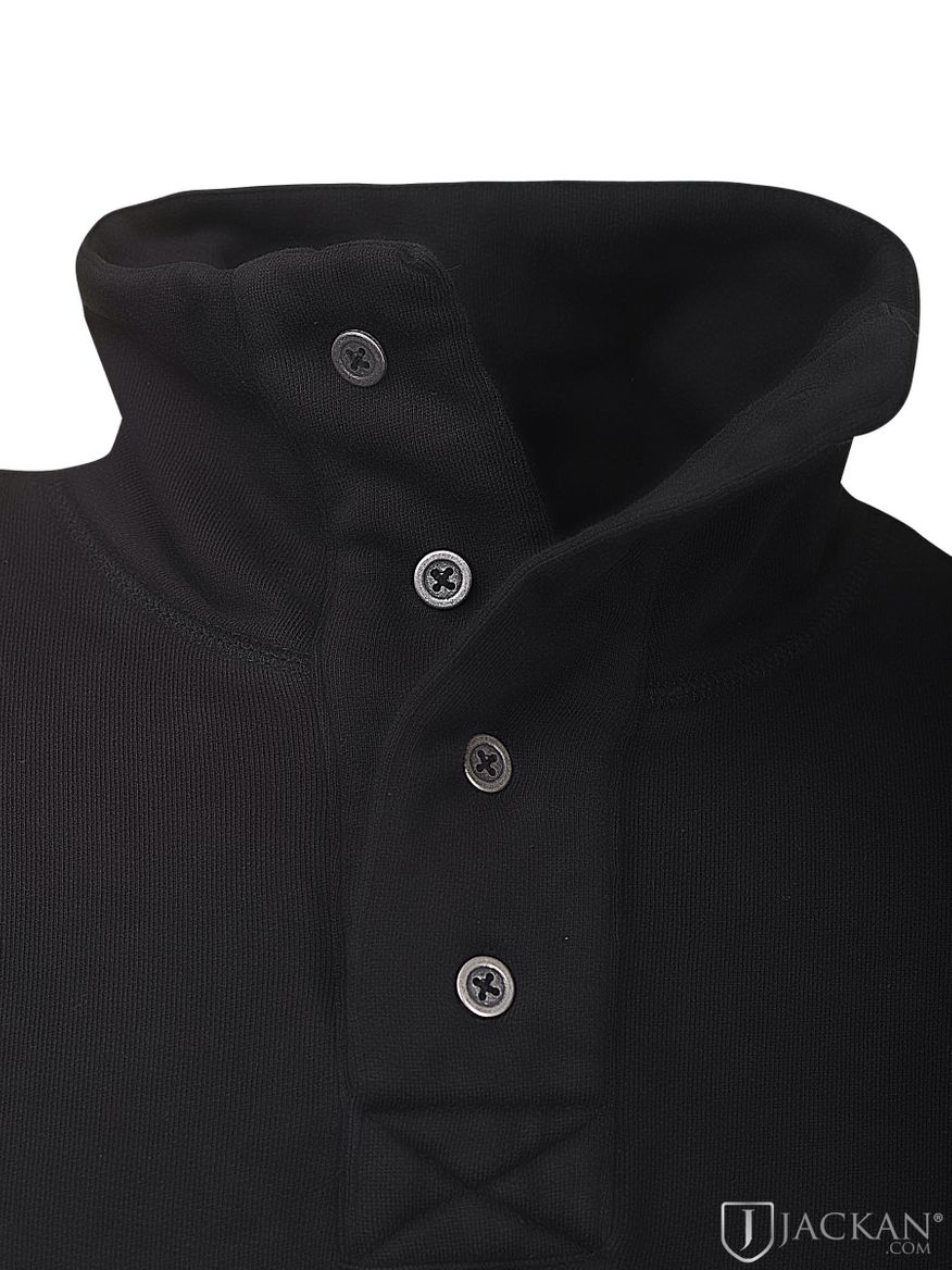 High Neck Button herr i svart från Acqua Limone | Jackan.com