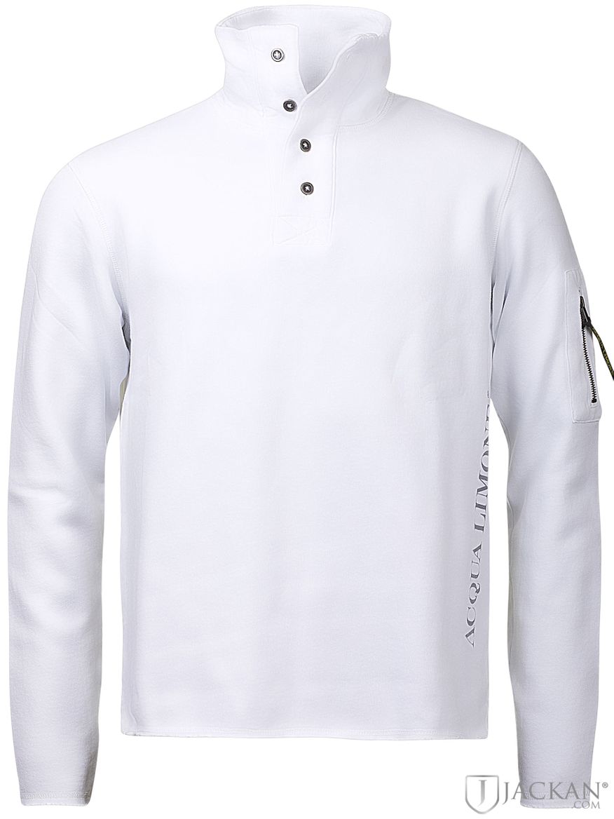 High Neck Button man in Weiß von Acqua Limone | Jackan.com