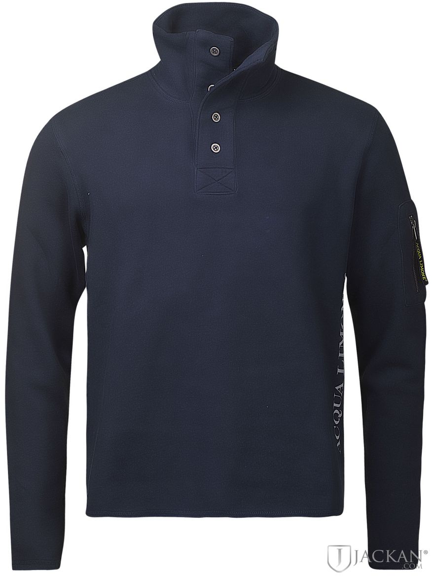 High Neck Button man in blau von Acqua Limone | Jackan.com