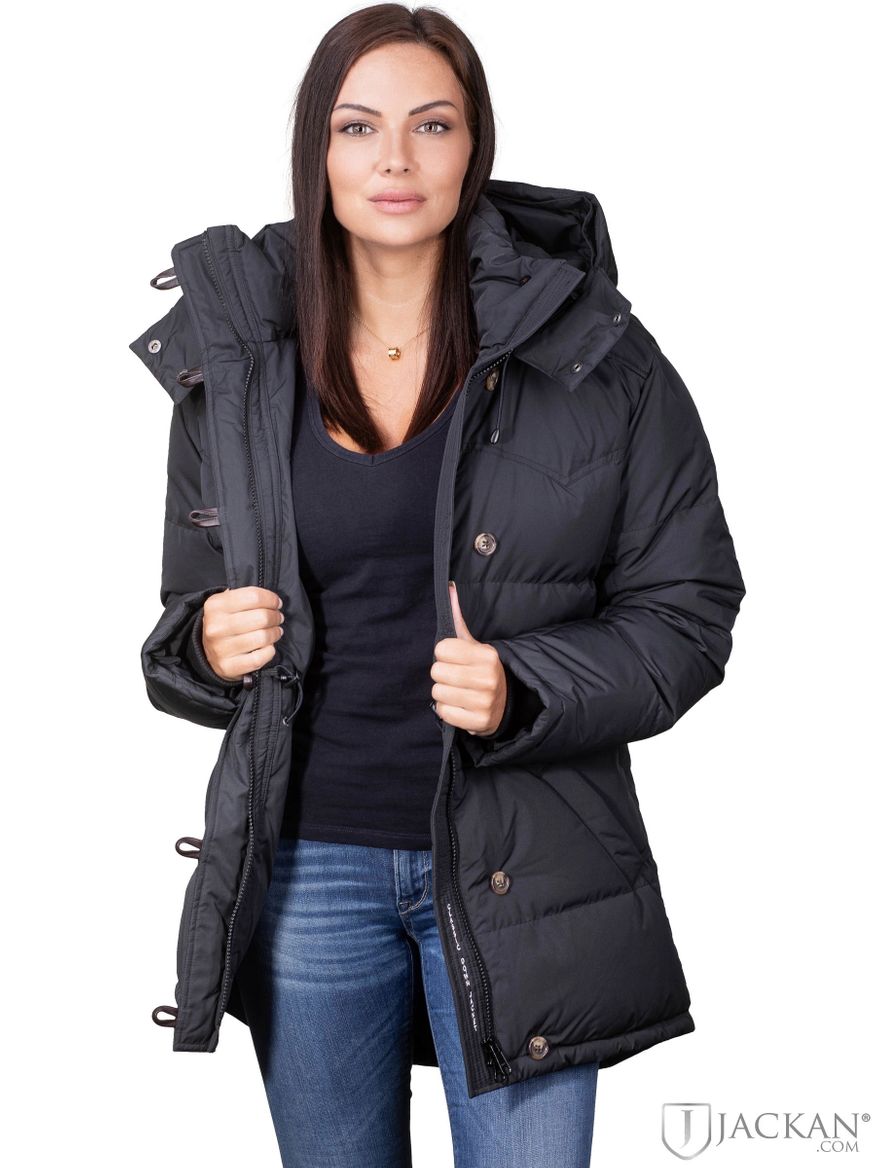 Alexandra Daunenjacke in schwarz von Boomerang Jackan