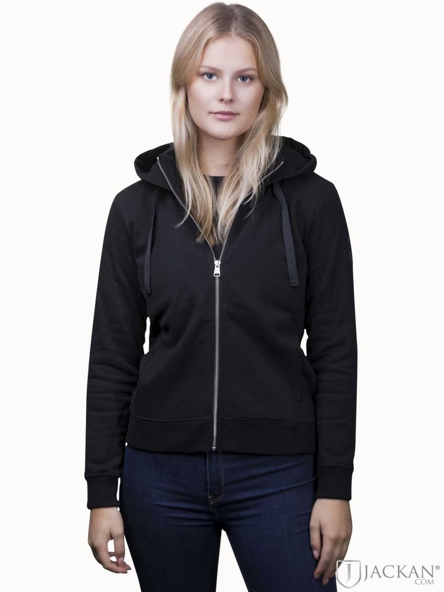 Ladies Zip Hoodie i svart från Colmar | Jackan.com