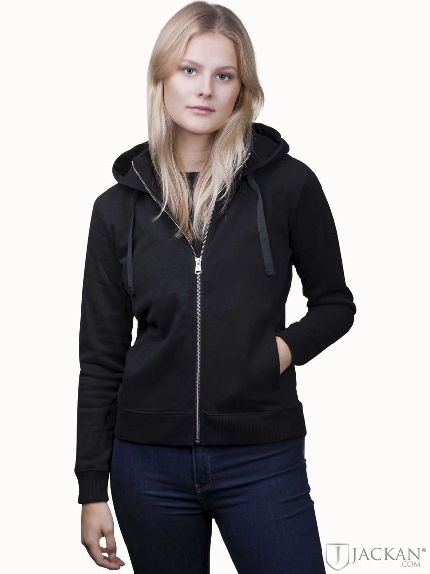 Ladies Zip Hoodie i svart från Colmar | Jackan.com