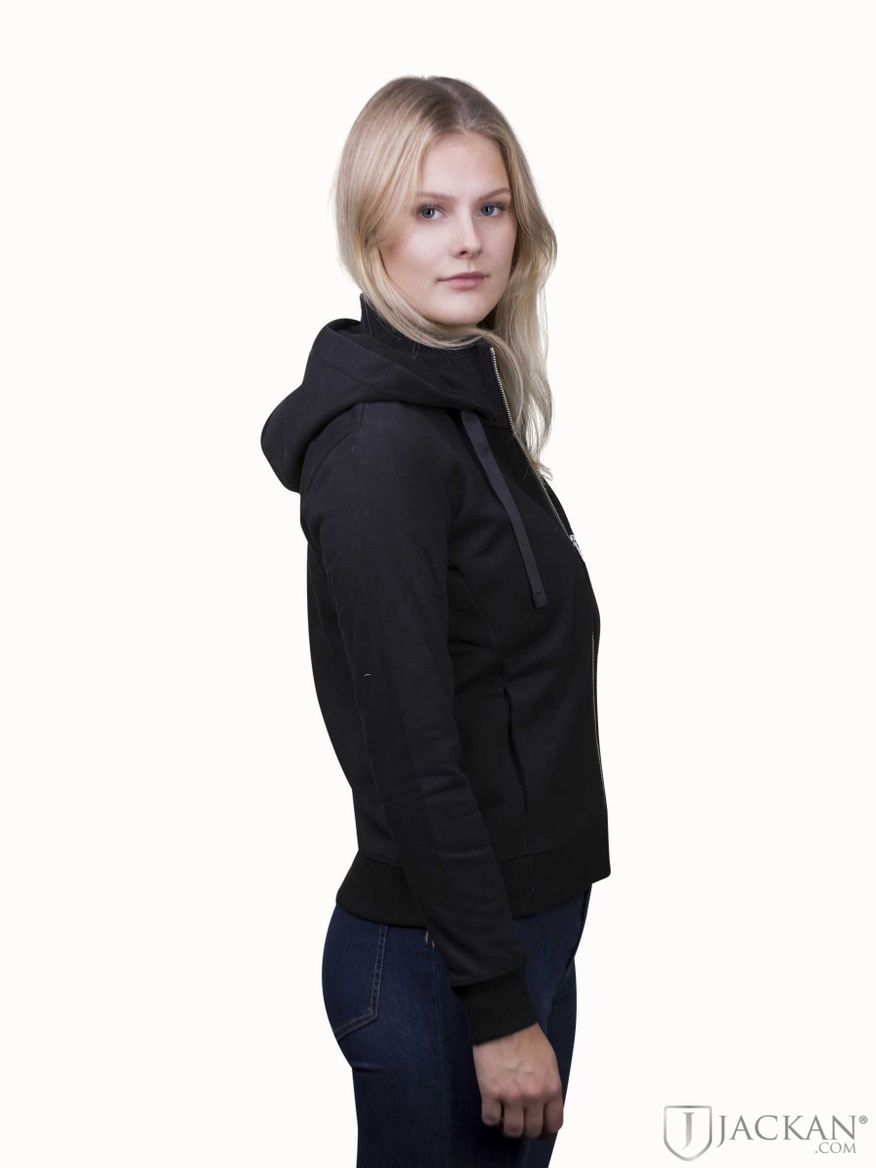 Ladies Zip Hoodie i svart från Colmar | Jackan.com