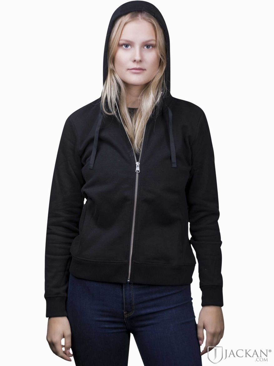 Ladies Zip Hoodie i svart från Colmar | Jackan.com