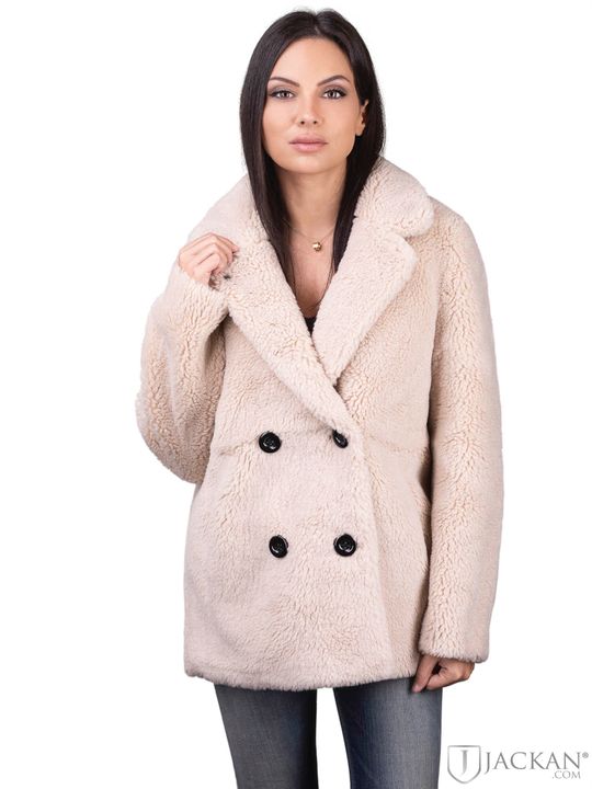 Fiona Short Coat Without Fur (Beige)