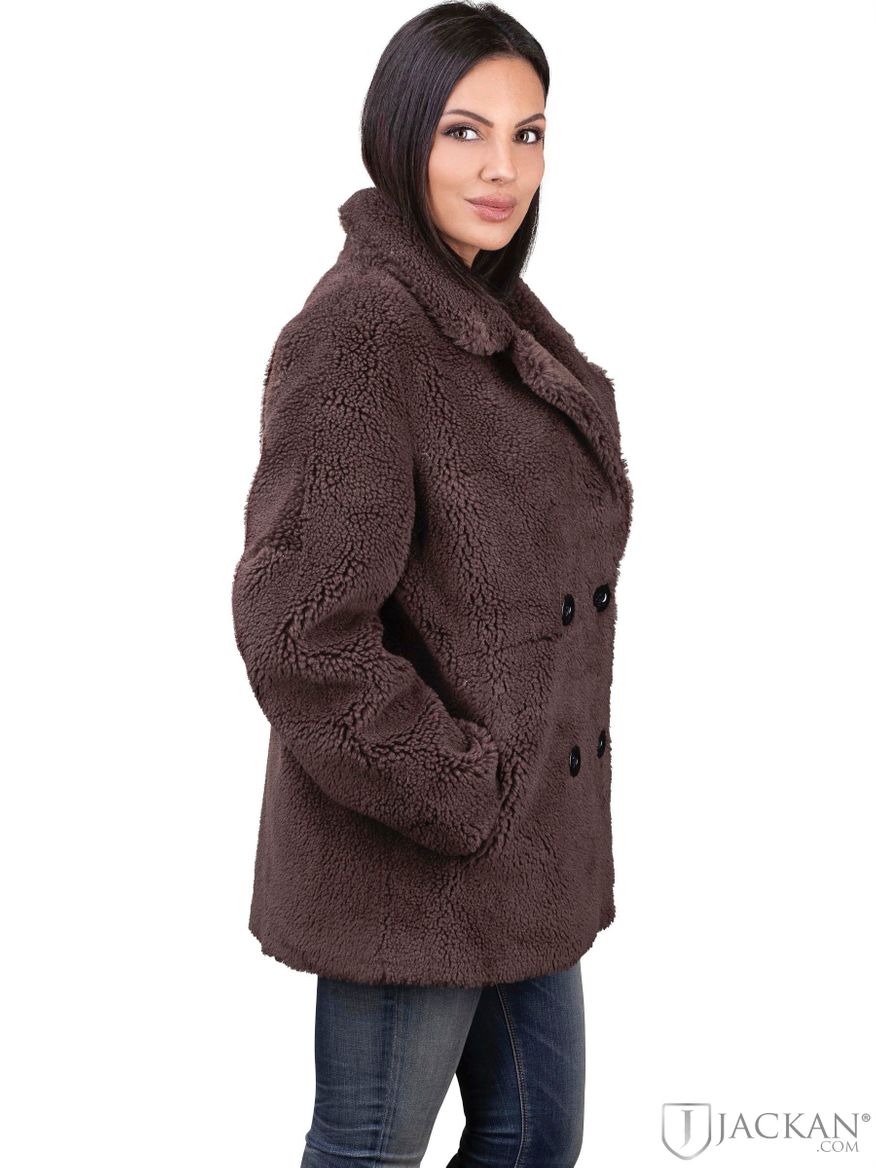 Fiona Short Coat i brunt från American Dreams| Jackan.com