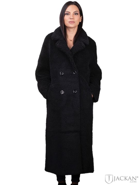 Fiona Long Coat Without Fur (Svart)