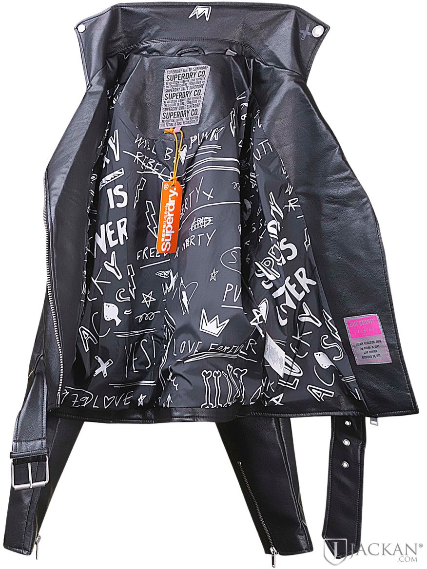 Riot Biker in schwarz von SuperDry | Jackan.com