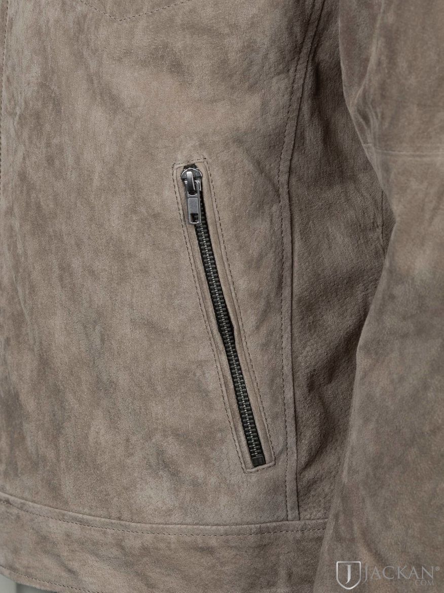 Ben Suede Shirt jacket in khaki von Jofama | Jackan.com