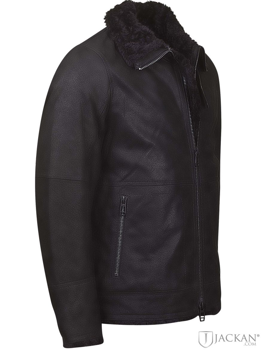 Fred Aviator Jacket in schwarz von Jofama | Jackan.de