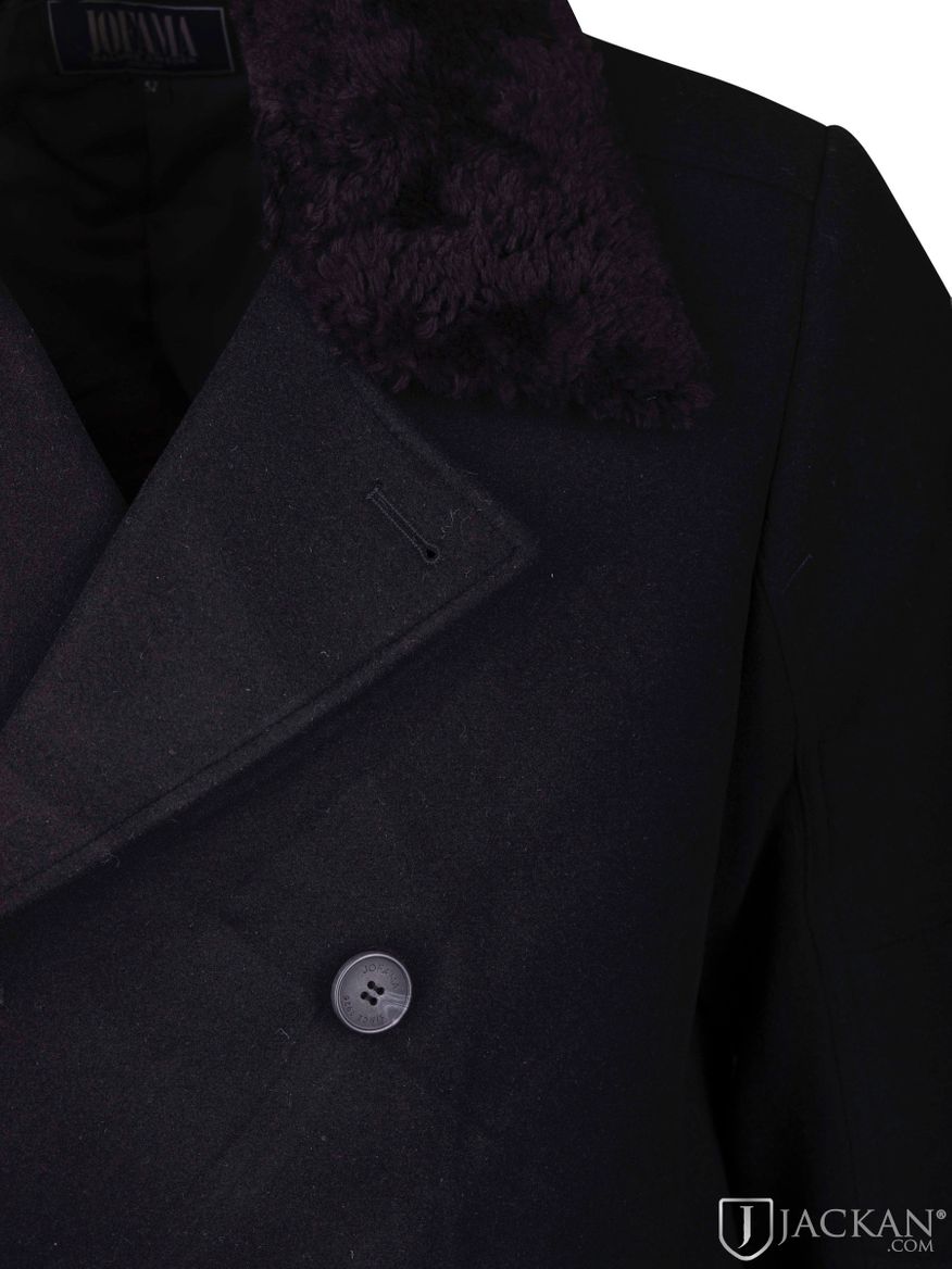 Archie Wool Field Coat in schwarz von Jofama | Jackan.com