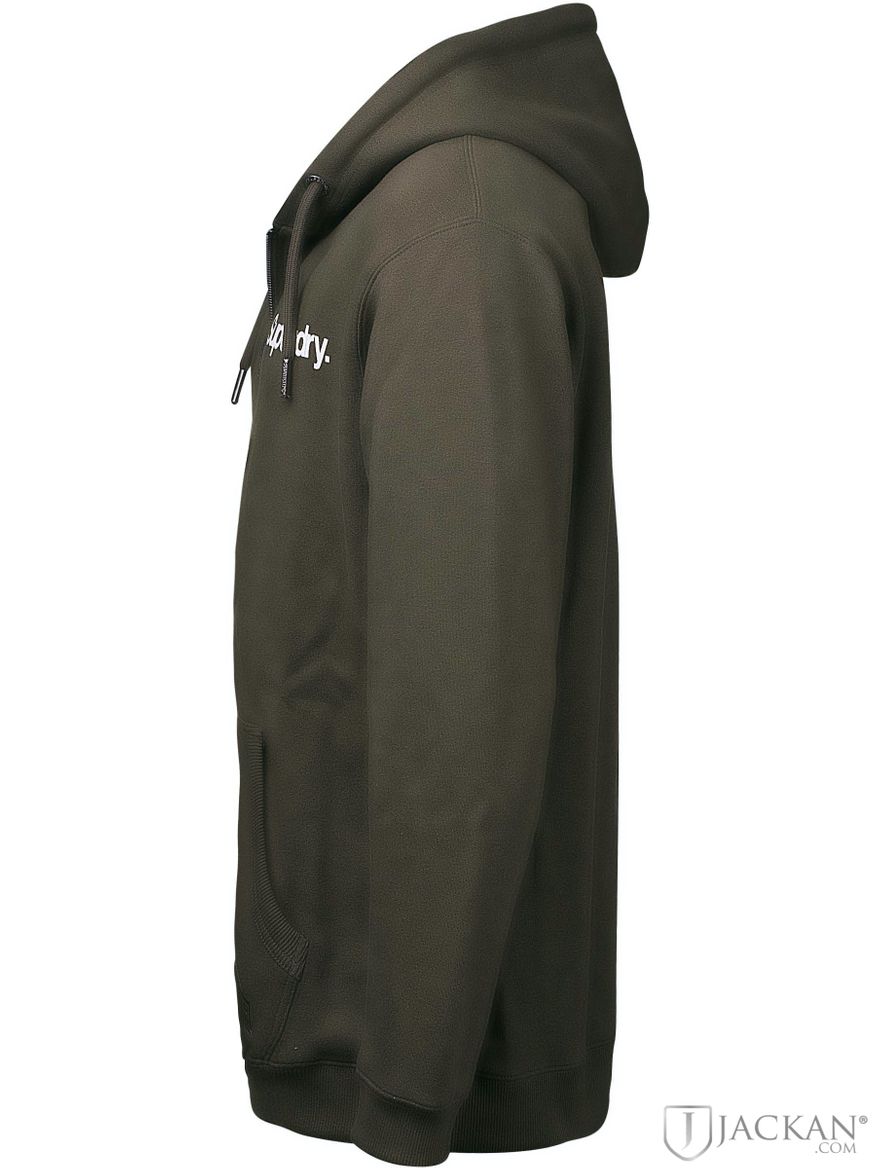 Military Graphic Zip Hood in grün von Superdry | Jackan.com