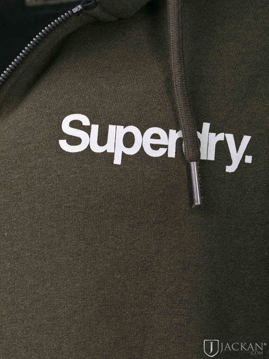Military Graphic Zip Hood in grün von Superdry | Jackan.com