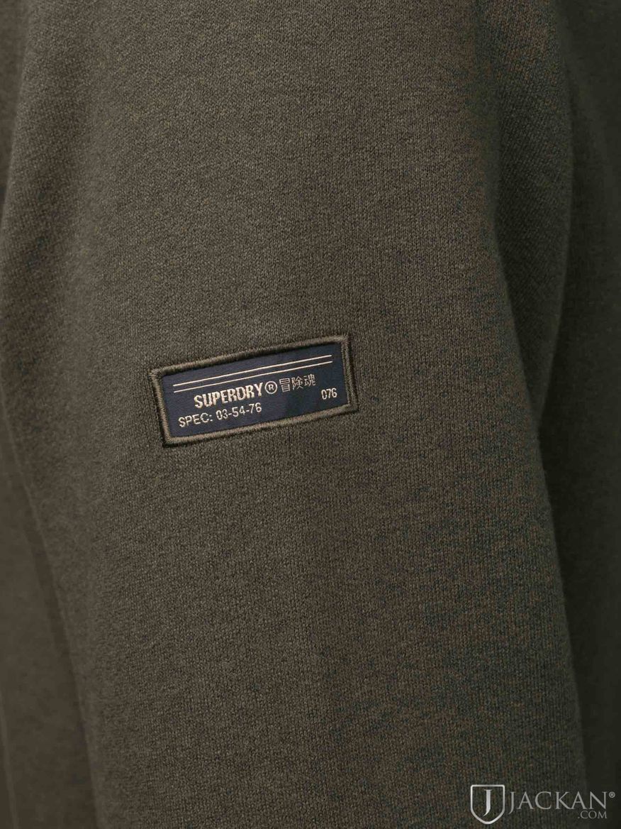 Military Graphic Zip Hood in grün von Superdry | Jackan.com