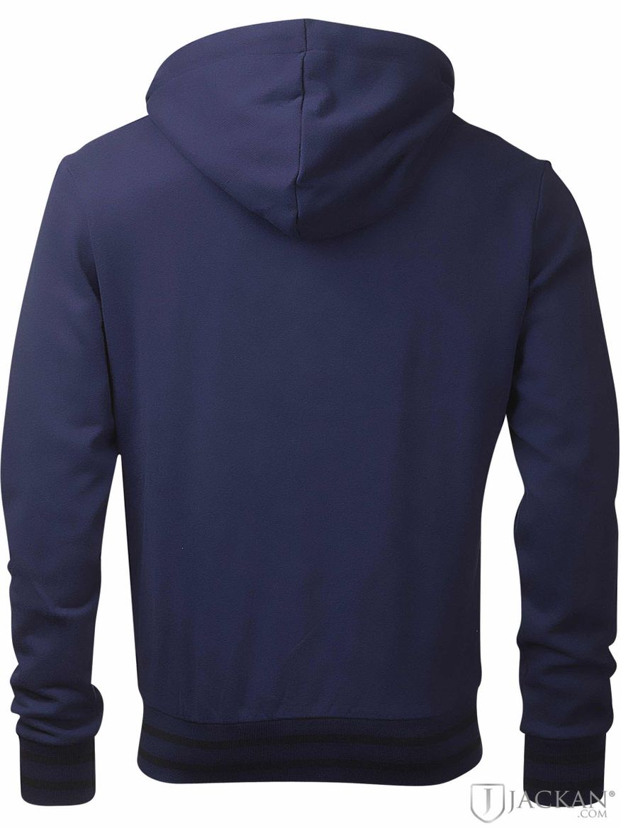 Vl Emb Ziphood Ub hoodie i blå från SikSilk | Jackan.com