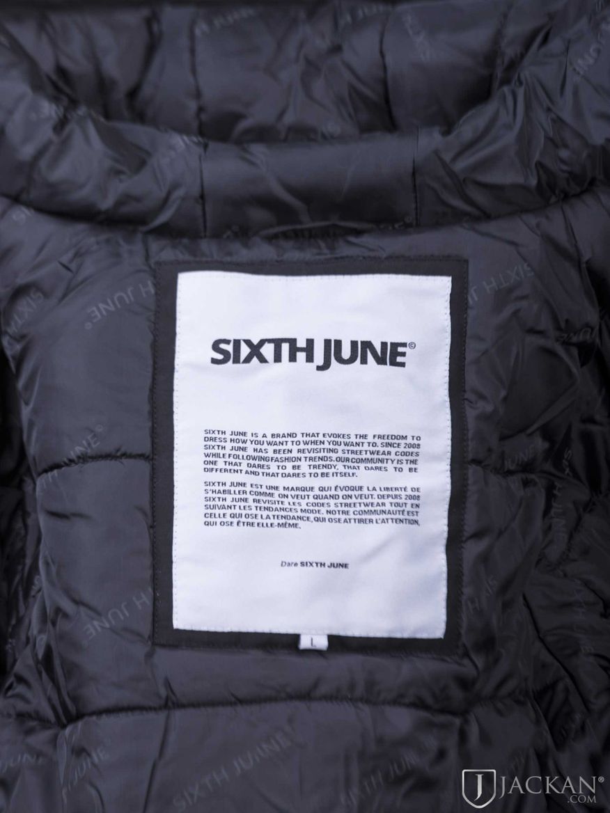 Basic Parka in schwarz von Sixth June | Jackan.com