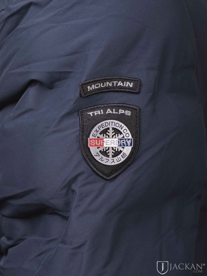 Ultimate Radar Quilt Jacket in blau von Superdry | Jackan.com