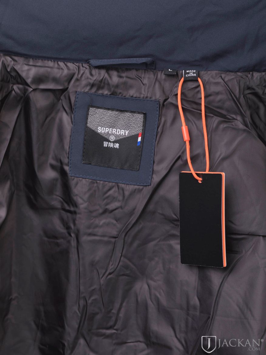 Ultimate Radar Quilt Jacket in blau von Superdry | Jackan.com