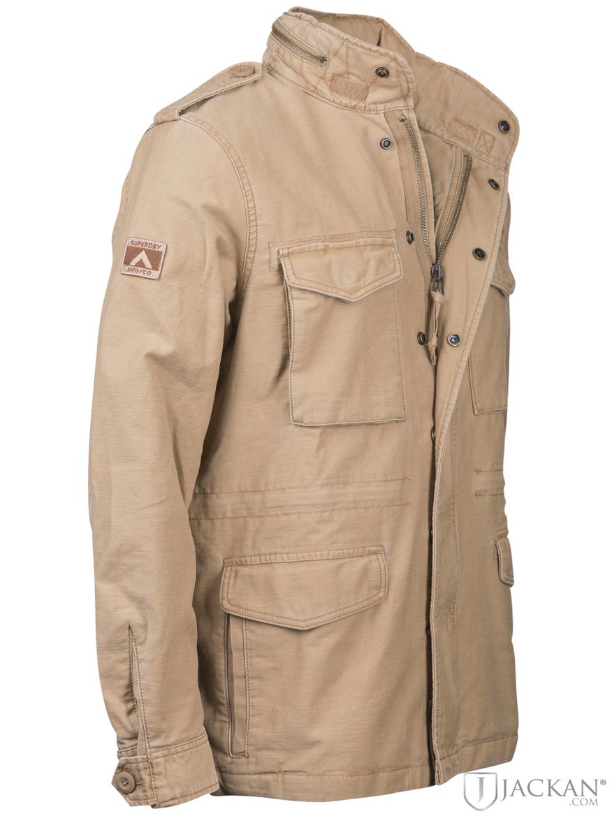 Vintage Military M65 Jacke in beige von Superdry | Jackan.com