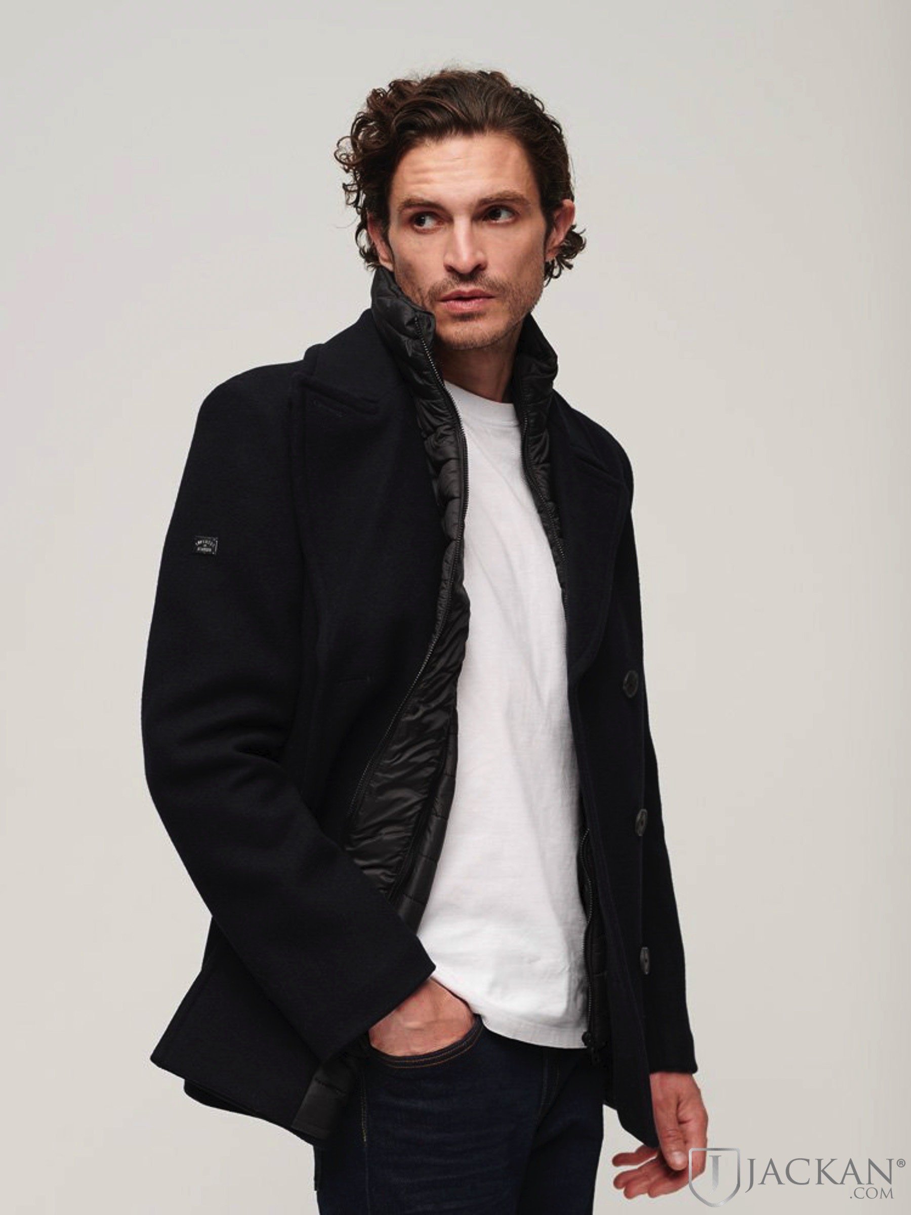 Superdry wool jacket sales