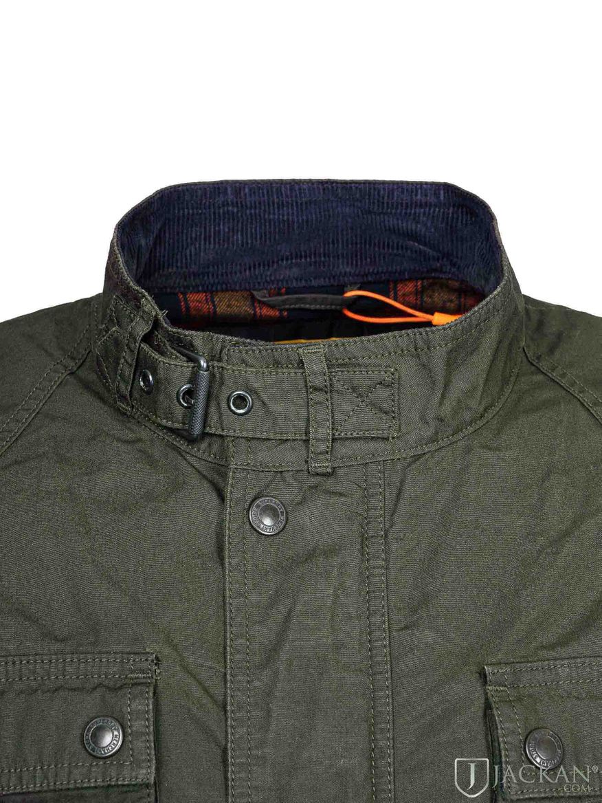 Merchant Wax Jacket in Grun von Superdry Jackan