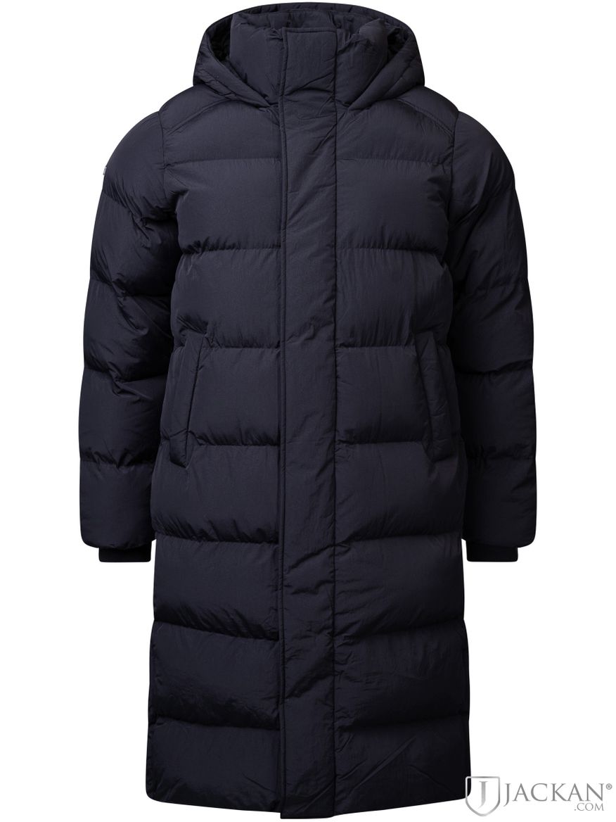 Black longline puffer jacket mens online