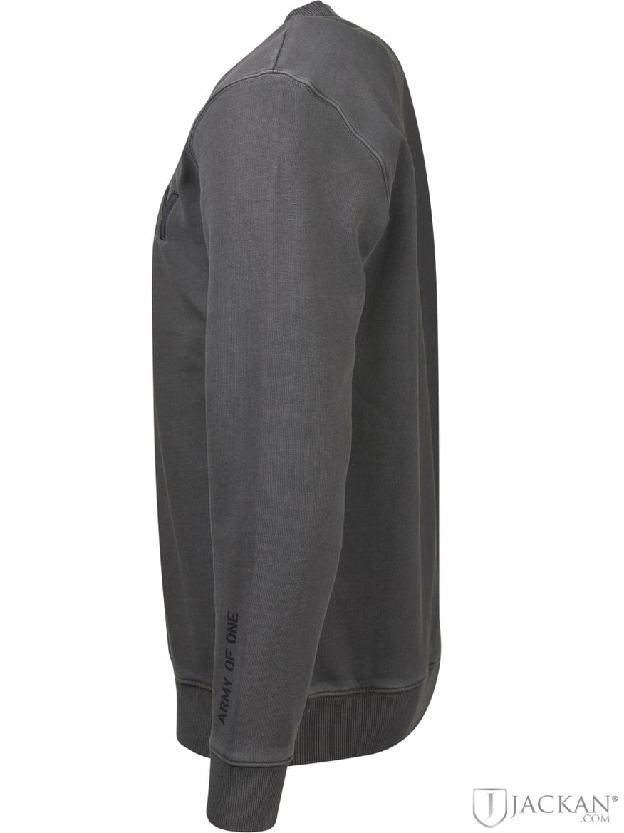 Sweatshirt i grågrönt från Replay | Jackan.com